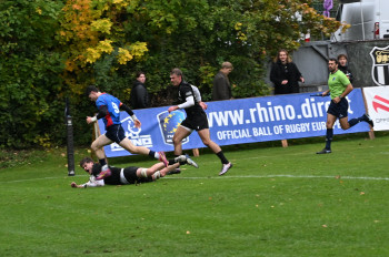 Čeští ragbyoví amateři Warriors prohráli s profesionály z týmu Delta 12:27