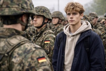 Německo tlačí na odvody, mladí odpovídají odporem